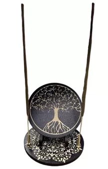 Suporte para placa de incenso Árvore da Vida 10cm