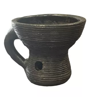 Suporte para carvão em terracota (preto)