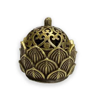 Suporte de metal para incenso Bola de Lótus 4 cm