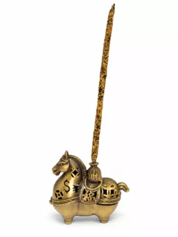Queimador de incenso cavalo 8,2 cm