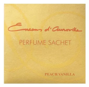 Saquetas de incenso perfumado Maroma Auroville Pêssego Baunilha x 5