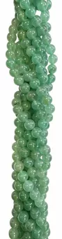 Fio de Contas Redondas de Aventurina Verde A 10mm