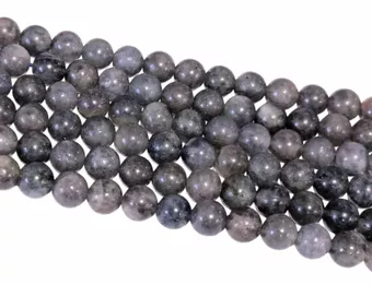 Fio de Contas Redondas Cordierita Iolita A 8 mm