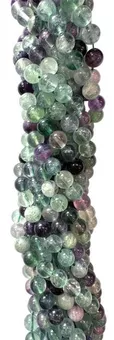 Fio de Contas Redondas de Fluorita A 4 mm