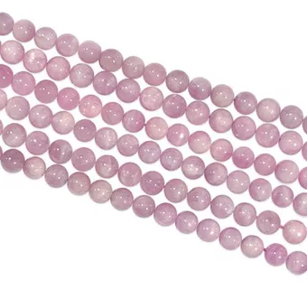 Contas de Kunzite A 7-8mm em arame 40cm