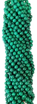 Contas de malaquite AAA 6mm em fio 40cm