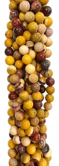 Jasper Mokaite Contas 10mm em arame 40cm