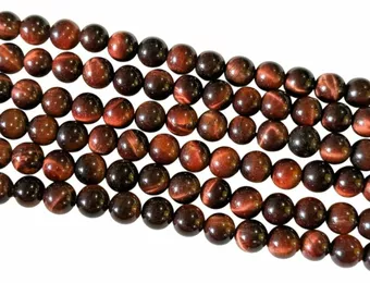 Olho de boi Contas AA 6mm em arame 40cm