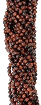 Olho de boi contas AA 8mm em arame 40cm
