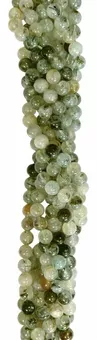 Contas de Prehnite A 6mm em fio de 40cm