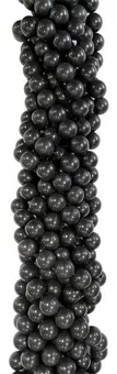 Fio de Contas Redondas de Shungite A 8mm