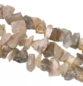Ágata do Botswana A Pedras em bruto 13-20mm em arame 40cm