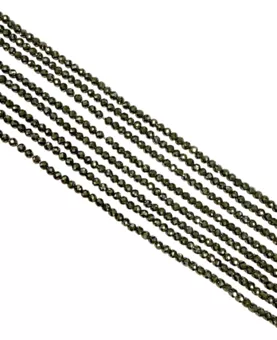 Fio de Contas Facetadas de Amazonita AA 3mm