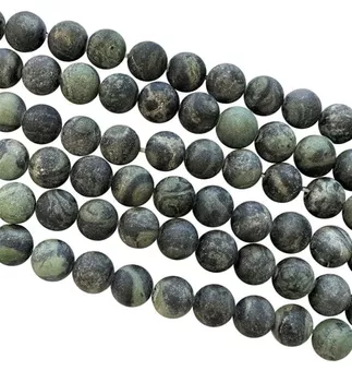 Jasper Kambaba contas mate 8mm em fio 40cm