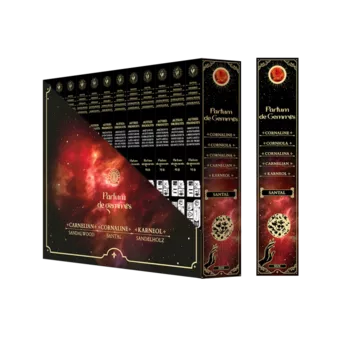 Incenso Smudge Stick Parfum de Gemmes Sândalo e Cornalina 20g