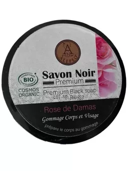 Sabonete Preto Orgânico Cosmos Rosa Damascena 250g