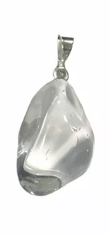 Pendente Pedra Rolada Cristal de Rocha AA