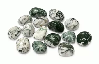 Ágata Árvore AA Pedras Roladas 2-3cm 250g