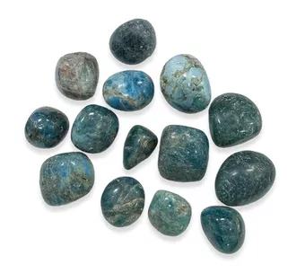 Pedras laminadas de Apatite A 250g