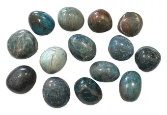 Pedras laminadas de Apatite AB 250g