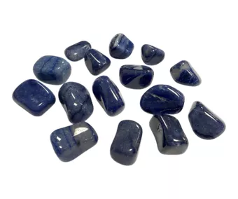 Pedras roladas de Aventurina Azul AA 250g