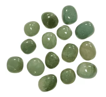 Pedras laminadas de Aventurina Verde 250g