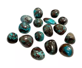 Crisocola do Congo AA Pedras Roladas 2-3cm 250g
