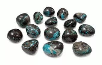 Crisocola do Congo AA Pedras Roladas 2-3cm 250g