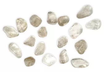 Cristal de rocha fumado AB pedras brasileiras laminadas 250g
