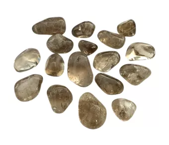 Cristal de rocha fumado A pedras laminadas 250g