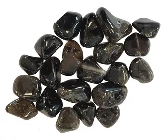 Cristal de rocha fumado AA pedras laminadas brasileiras 250g