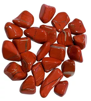 Jaspe Vermelho A Pedras Roladas 2-3cm 250g