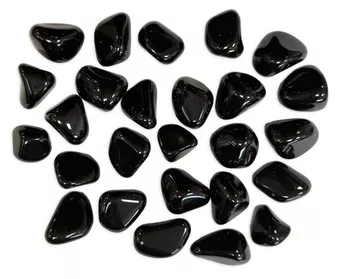 Obsidiana Negra A Pedras Roladas 2-3 cm 250 g