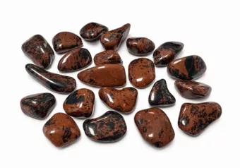 Obsidiana Mogno A Pedras Roladas 2-3 cm 250 g