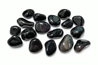 Obsidiana Rainbow Olho Celeste A Pedras Roladas 2-3 cm 250 g