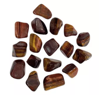 Olho de boi Multicolorido com pedras laminadas 250g