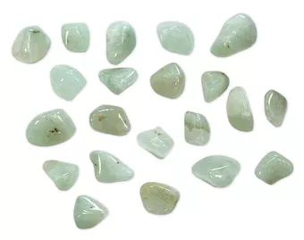 Pedras laminadas de Prehnite A 250g