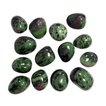 Rubi Zoisita AA Pedras Roladas 2-3 cm 250 g