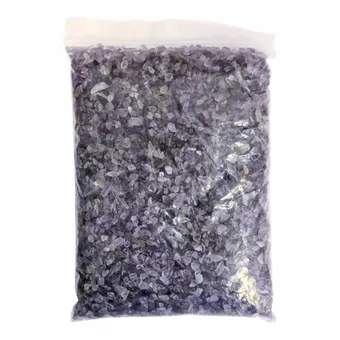 Lascas de pedra natural de ametista A, 3-5 mm, 500 g
