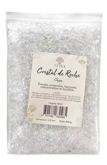 Cristal de Rocha A Pedra Natural lascas 3-5mm 500g