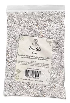 Howlite A Chips pedras naturais 1-4mm 500g