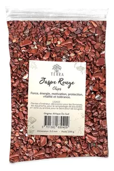 Jaspe Vermelho A Pedras naturais 3-5mm 500g