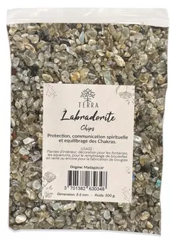 Labradorite A Pedras naturais em lascas 2-5mm 500g