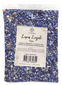 Lapis Lazuli A+ Lascas de pedra natural 3-5mm 500g