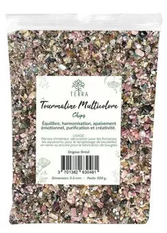 Turmalina Multicolor AA Pedras naturais 1-4mm 500g