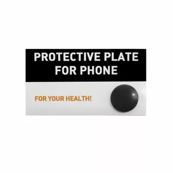 Shungite Placa adesiva anti radiação magnética redonda