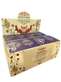 Pastilha de carvão vegetal Goloka resina Sete Arcanjos
