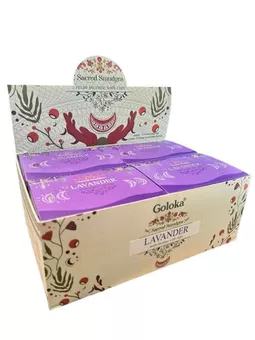 Pastilha de carvão Goloka com resina Lavanda