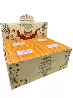 Pastilha de carvão vegetal de Goloka com resina Nag Champa