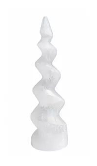 Torre Espiral em Selenite 14cm 200g